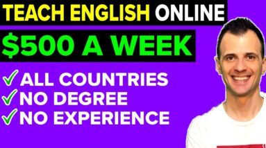 Online English Teaching Jobs: Teach English Online & Make $500/Week
