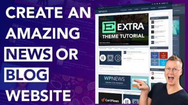 Create A Blog or News Website Using The Extra Theme | For Beginners 2022