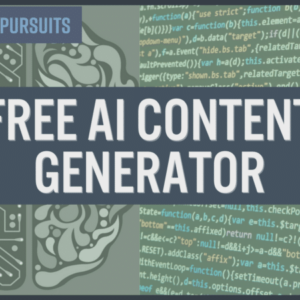 free ai content generator free tools and trials to generate articles
