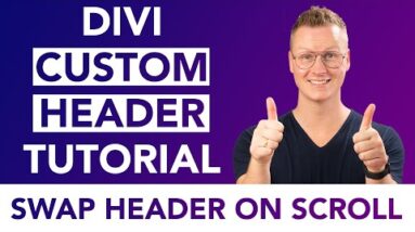 Divi Theme Header Design Tutorial | Create A Custom Header