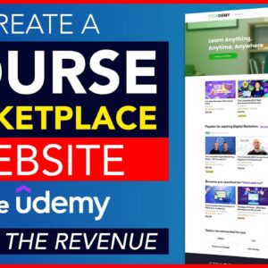 How To Create An Online Course Marketplace Website Like Udemy With WordPress And Tutor LMS