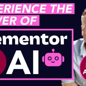 I Got Early Access To Elementor AI | You Get A Peek As Well 😎