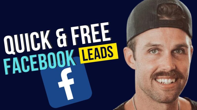 Generate Free High Quality Leads On Facebook (Automatically)