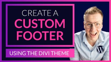 Create A Footer Using The Divi Theme