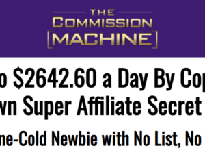 commission machine review great profit potential or just another scam