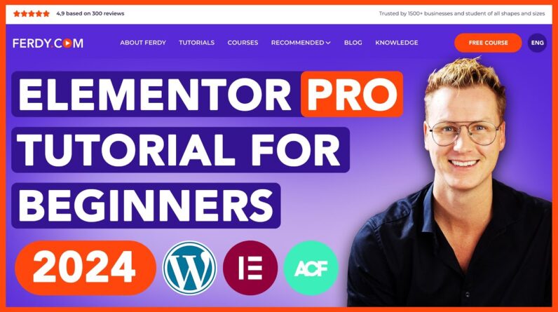 How To Make A WordPress Website With Elementor Pro 2024